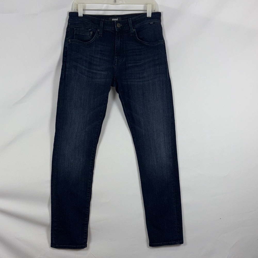 Men's Straight Fit Jeans - Deep Indigo size 30x32